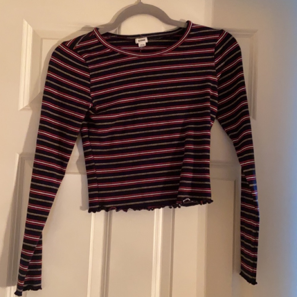 Long sleeve crop top